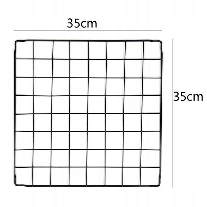 Wybieg dla królika i gryzoni Kojec Modułowy 1 element 35x35 CZARNY