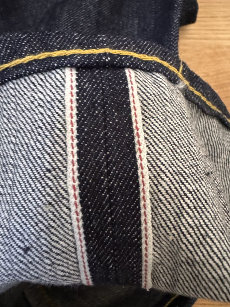 Spodnie Levis 501 selvedge jeans