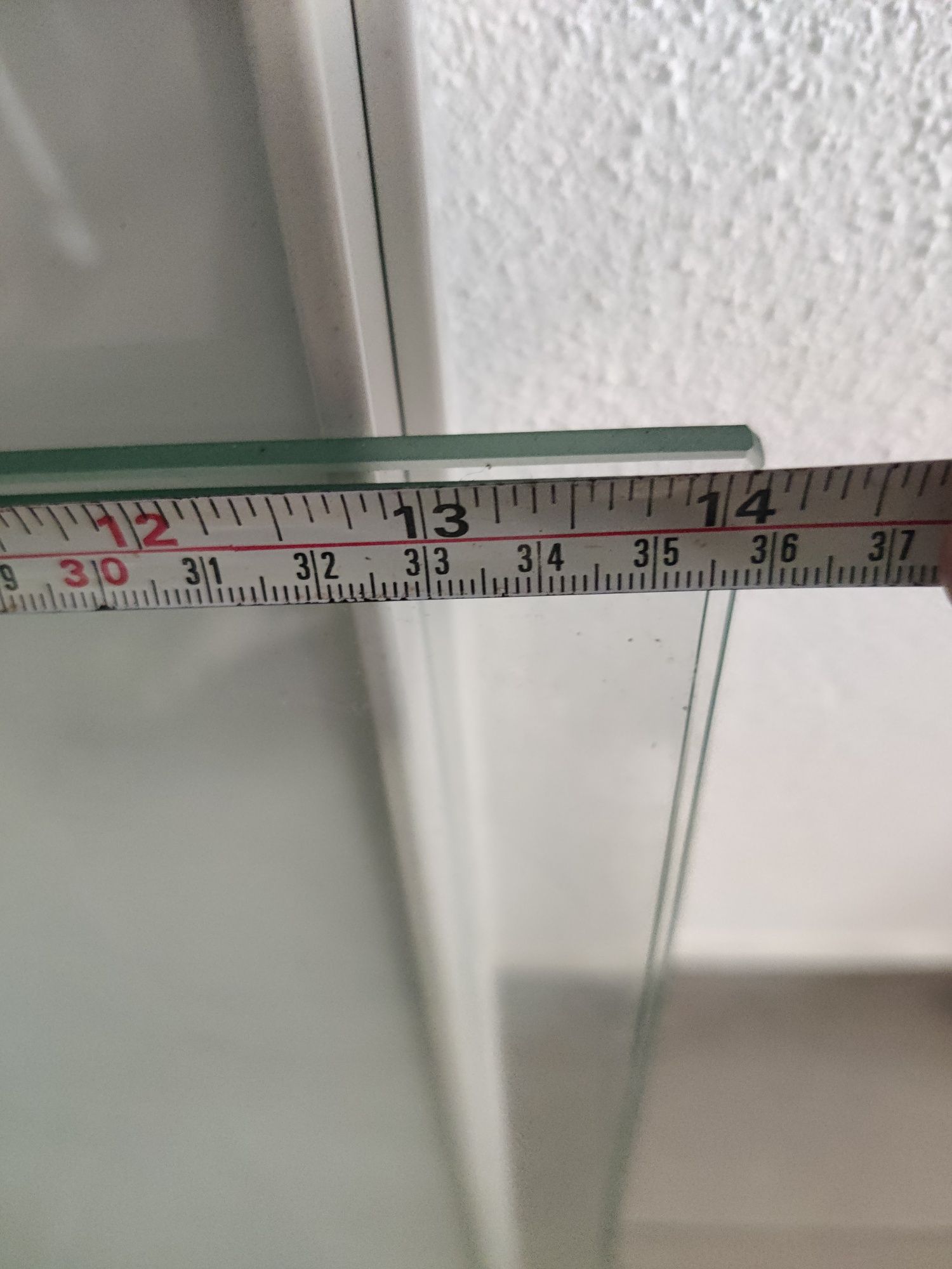 Portas/frentes gaveta IKEA 60x38 lacado bege e prateleiras vidro