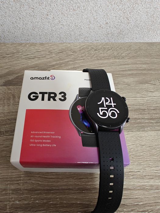 Смарт годинник Amazfit GTR 3 Black Amoled/
