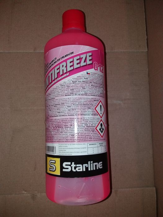 Антифриз G-12 Starline Чехия концентрат -80°.