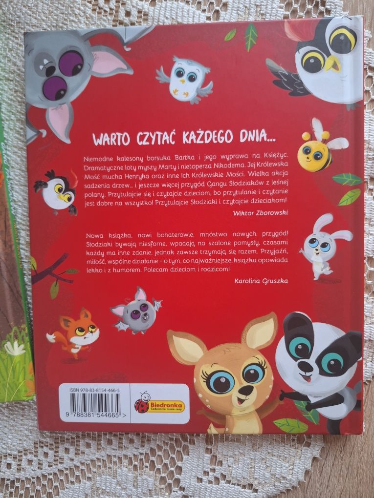 Ksiazki komplet 2 szt Gang fajniaków słodziaków