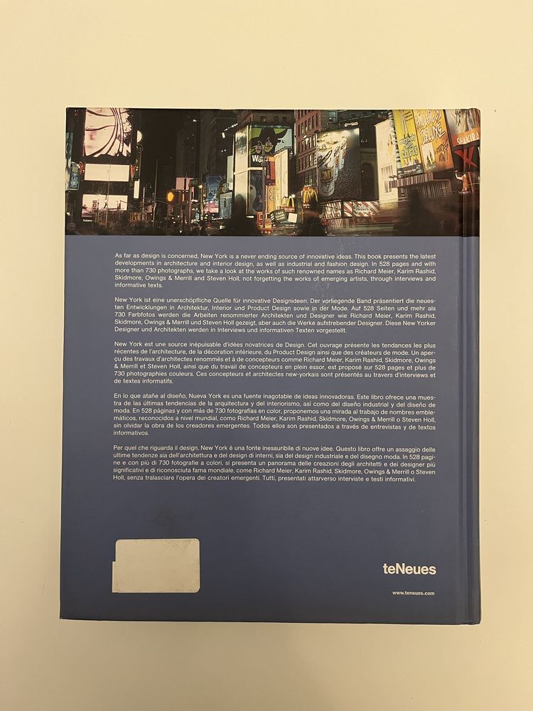 книга Ultimate New York design / TeNeues / 2002
