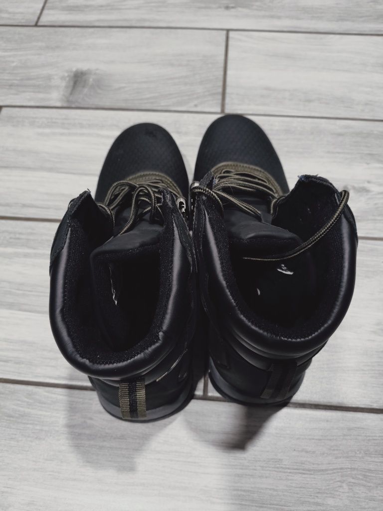 Buty męskie, zimowe 45 HI-TEC BLAZI MID BLACK/KHAKI Wodoodporne