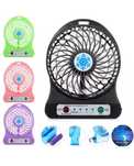 Портативний USB міні-вентилятор з акумулятором Portable Mini Fan