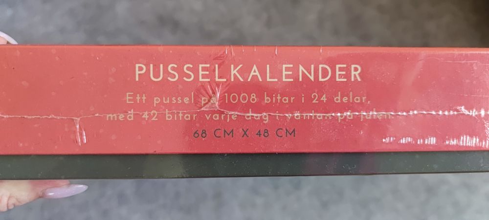 Пазли адвент календар на 1008 шт 68 * 48 см