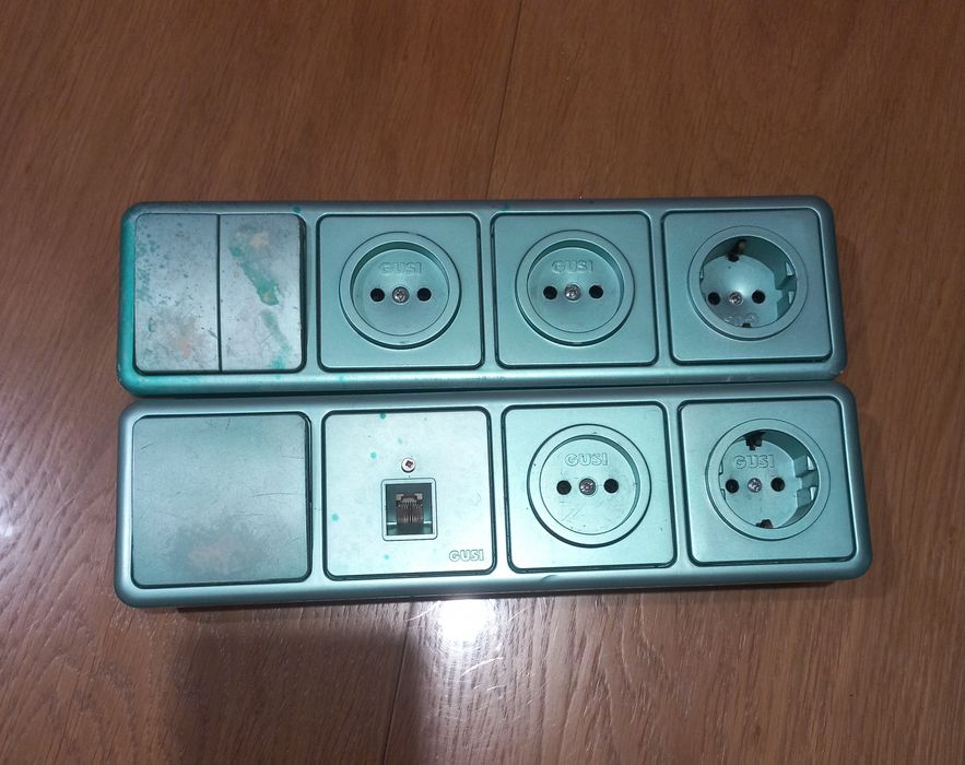 Розетки з вимикачем "Гуси"