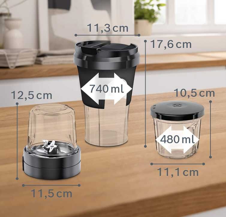 Набір насадок для подрібнення Bosch MUZ45XTM1 комбайнів MUM2 MUM4 MUM5