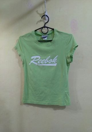 Оригинал летняя хлопковая женская футболка Reebok