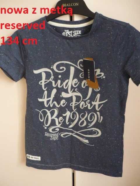 8 sztuk t-shirtów i krótkie spodenki dla chłopca rozmiar 134 cm