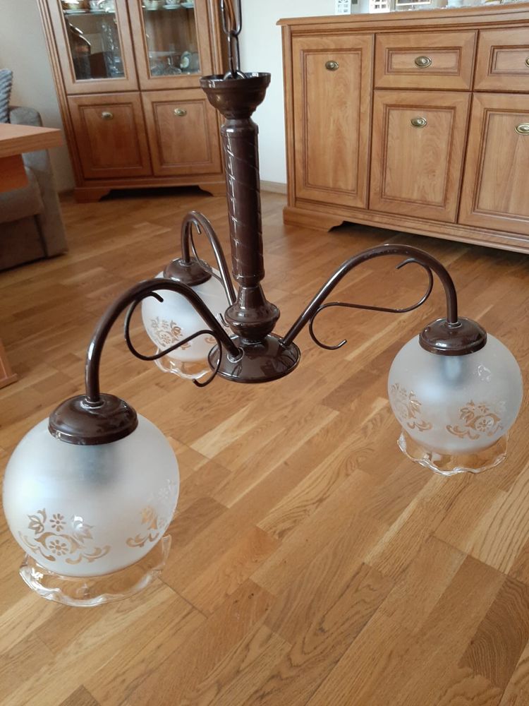 Lampa Wisząca 3 Klosze