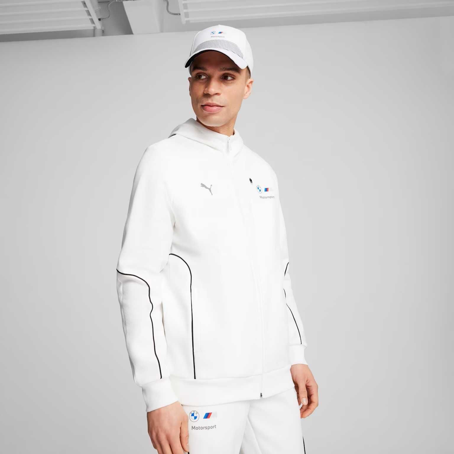 Czapka sportowa z daszkiem Puma BMW MMS biała