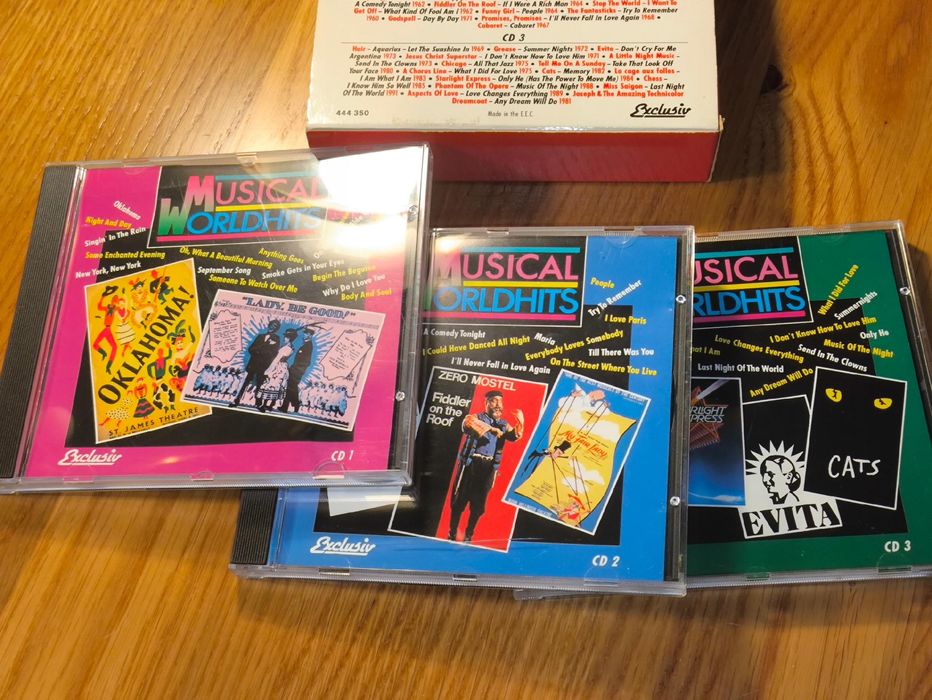 MUSICAL WORLDHITS - zestaw 3 płyt CD (Exclusiv, nr kat. 444 350)