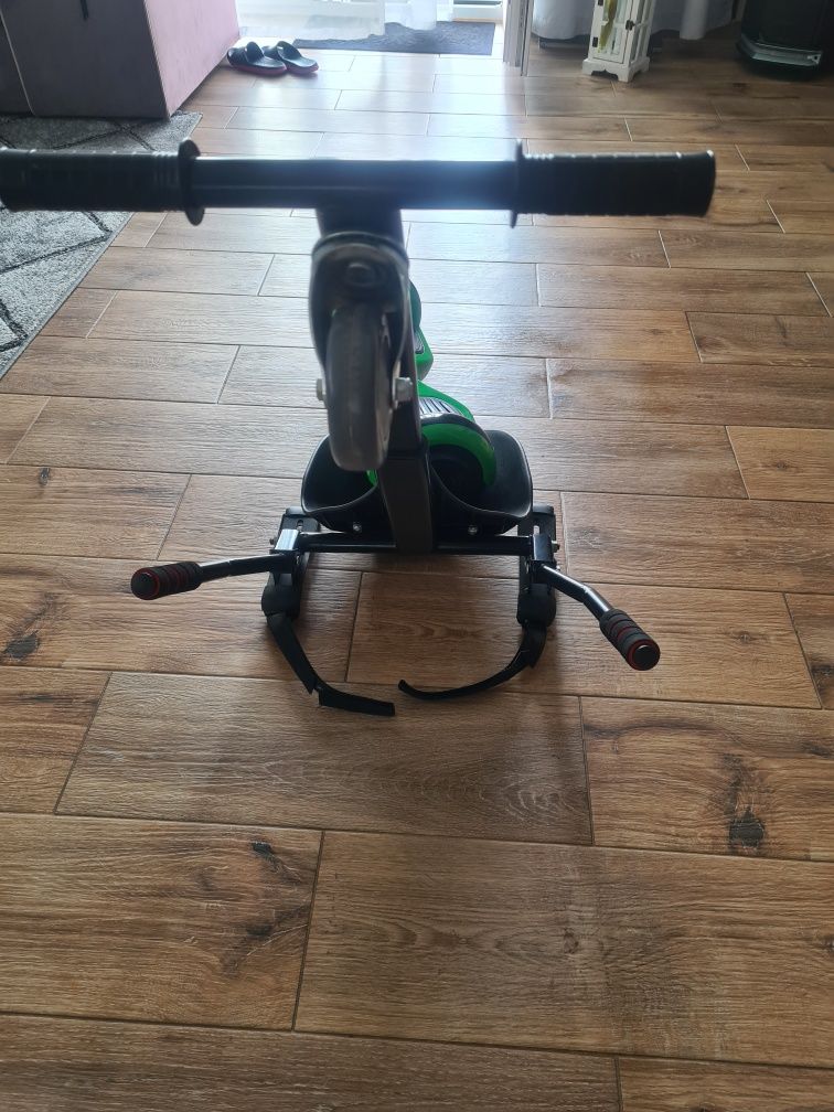 Deskorolka elektryczna Hoverboard zielona z nakładką
