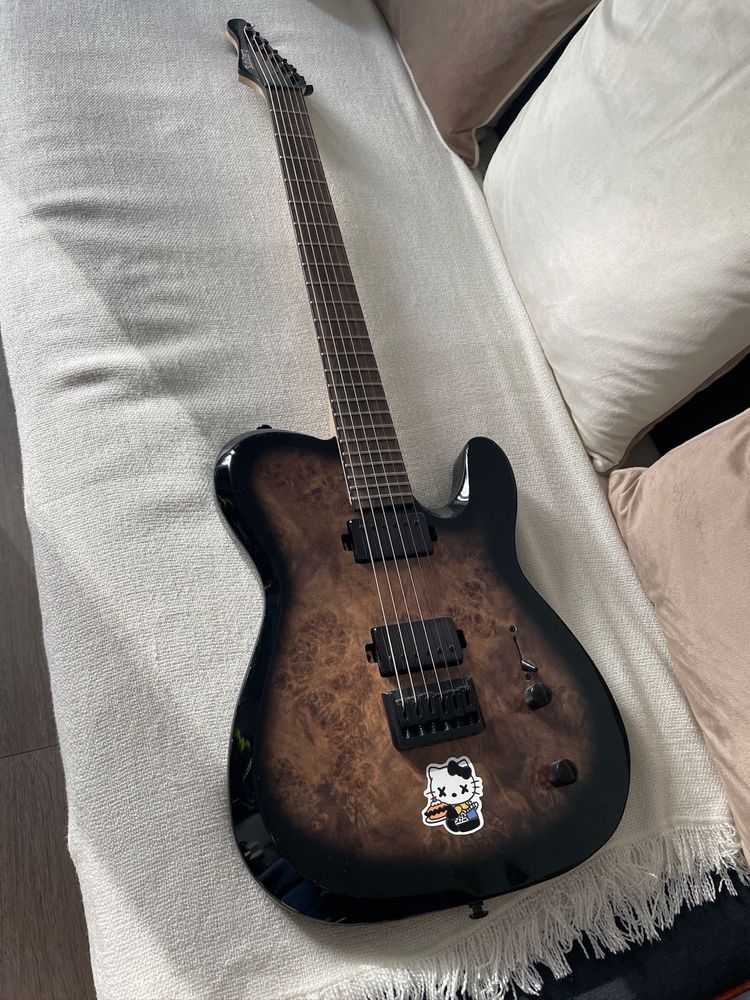 SubZero Paradigm Baritone – Black Burl Burst | 27” Scale