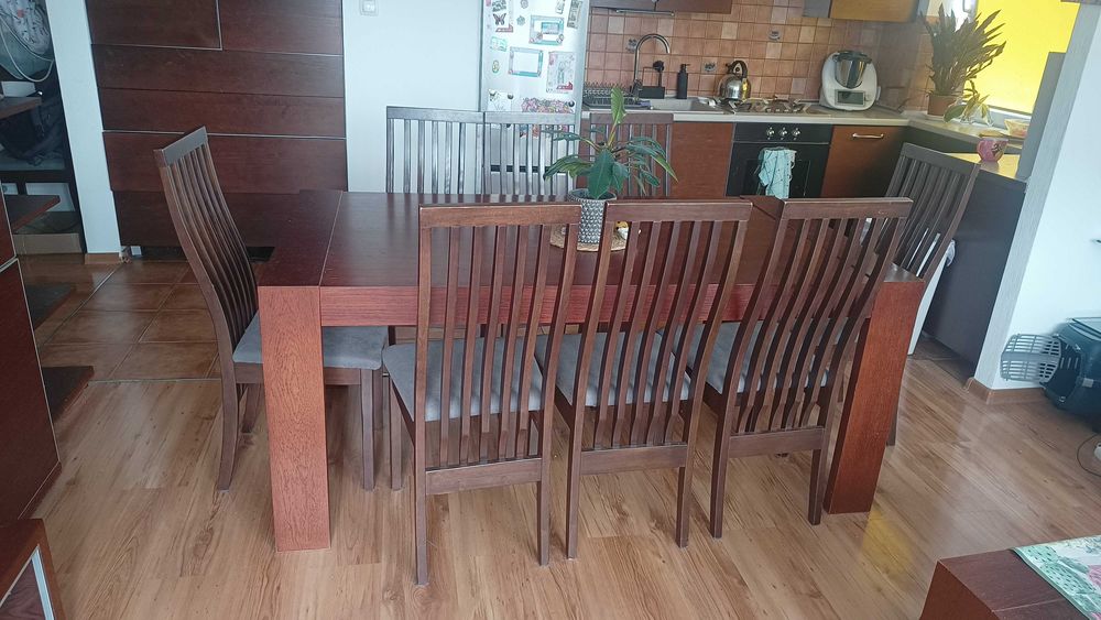 Stół drewniany rozkładany 175-265 x 95