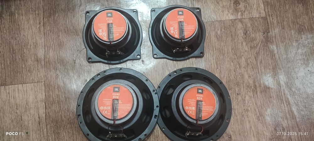 Колонки JBL stage2 524 и 624 stage2