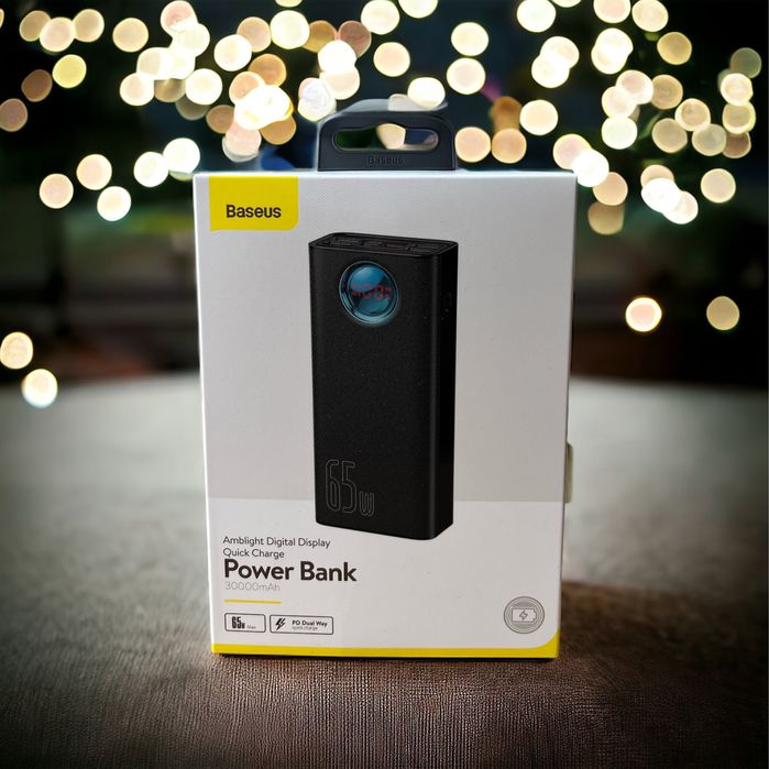 ПаверБанк PowerBank Оригінал Baseus 30 000, 65w,1 рік гарантії