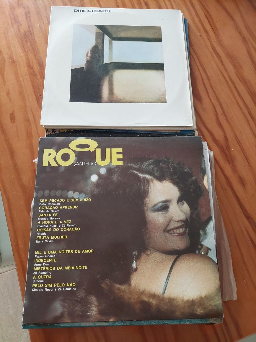 Discos de vinil gira discos