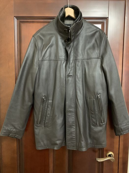 Ідеальна шкіряна курточка полу пальто Marks & Spencer