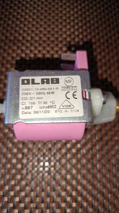 Насос вібраційний, помпа кавоварки, 48 ватт, 53 ватт!