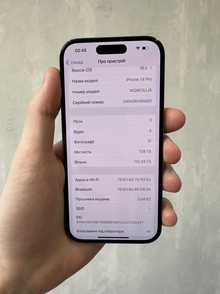 iPhone 14 Pro 128 gb