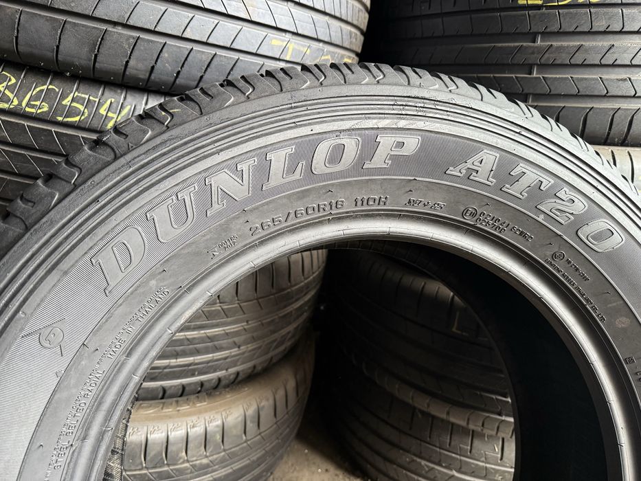 Літні шини 265/60 R18 Dunlop Grandtrek AT20 2шт. 7,5мм
