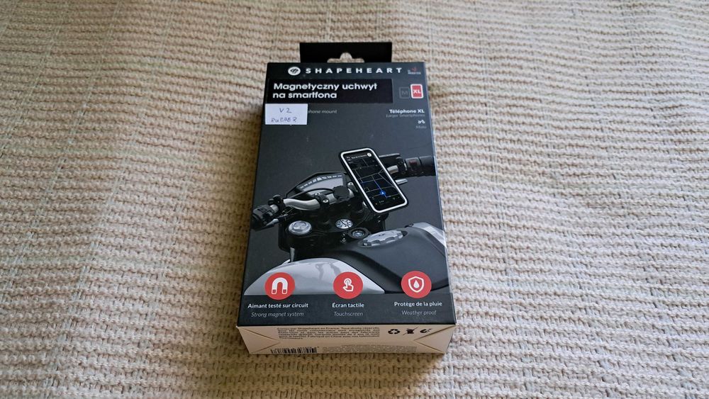 ShapeHeart V2 Rubber XL Magnetyczny uchwyt na smartfona