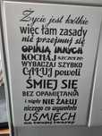 Nadruk na płótnie: Życie jest krótkie, więc łam zasady 40x60cm