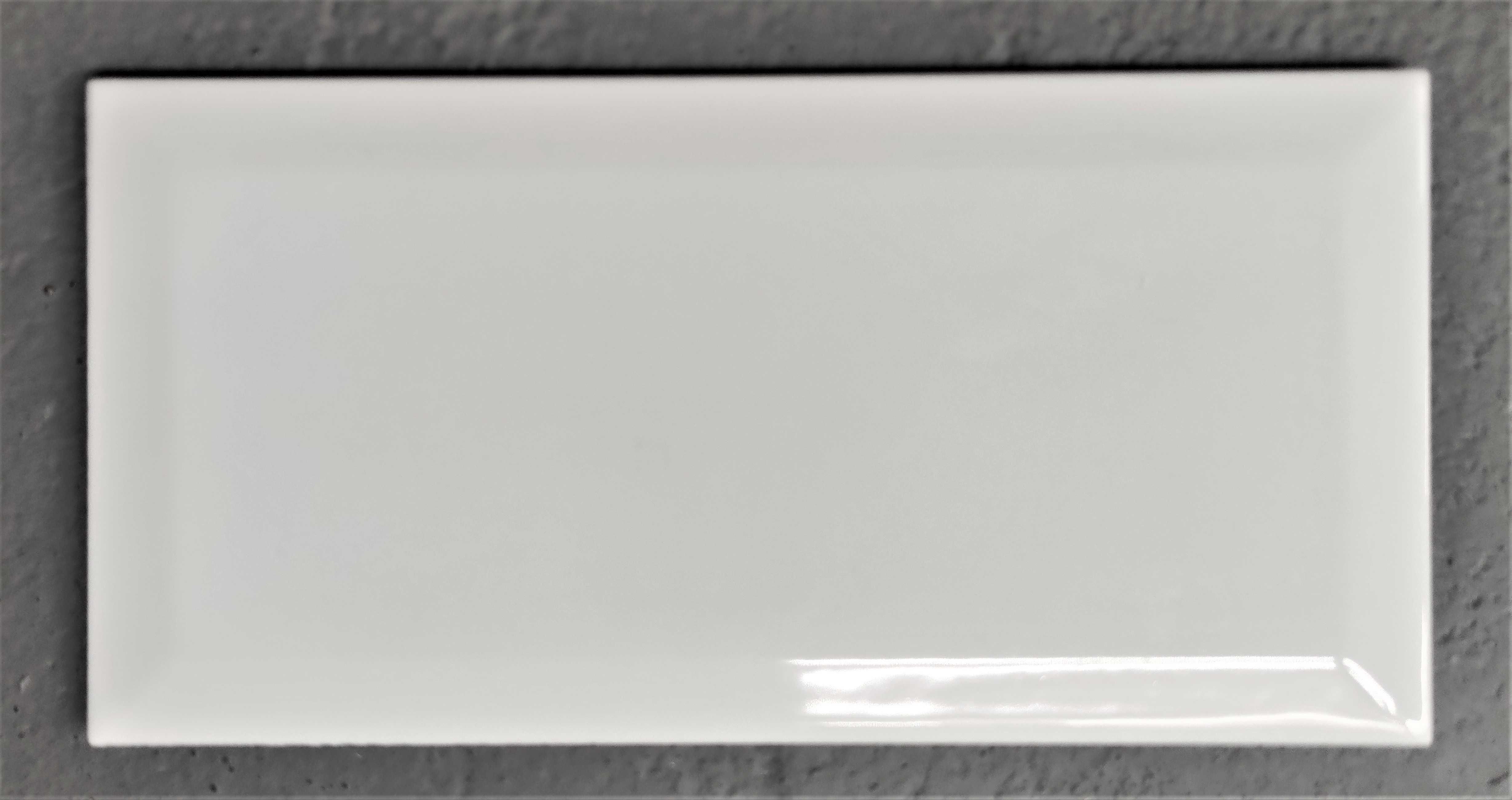 Płytki ścienne ceramiczne biała cegiełka połysk 10x20 Gatunek 1