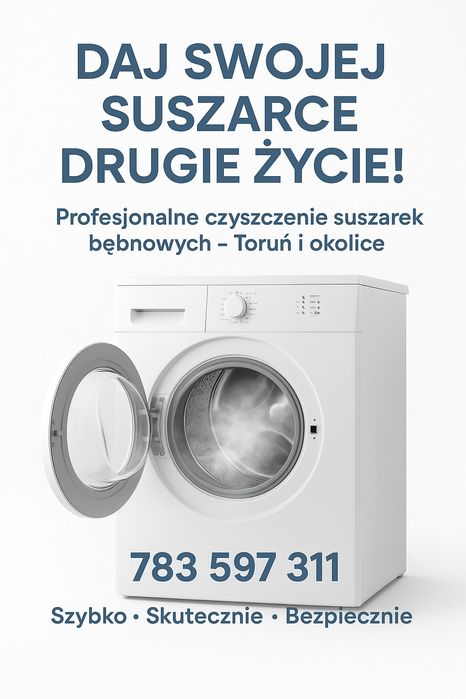 Profesjonalne czyszczenie suszarek bębnowych – Toruń i okolice