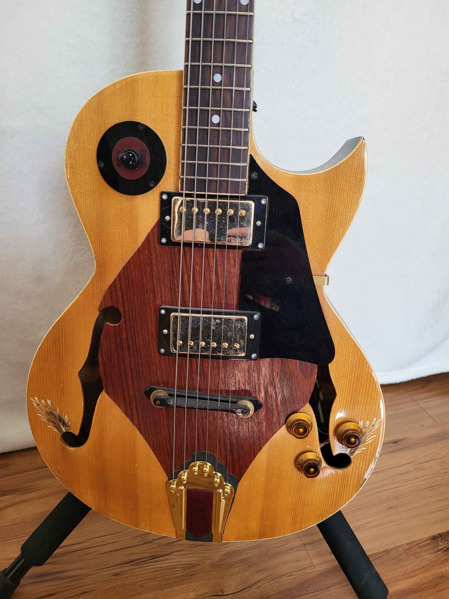 Artisan custom   gitara jazz gypsy inspiracja gypsy i Gibson ES