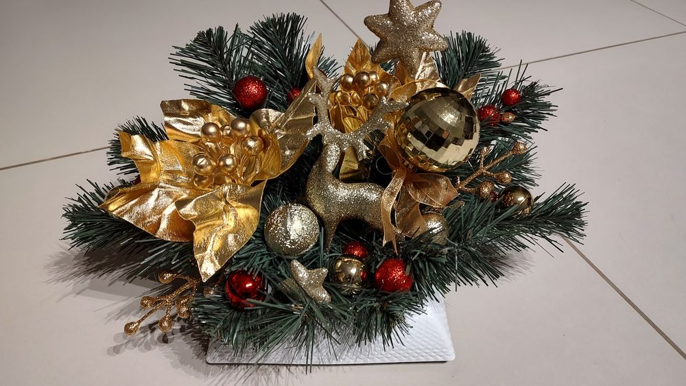 Stroik świąteczny do domu lub na cmentarz