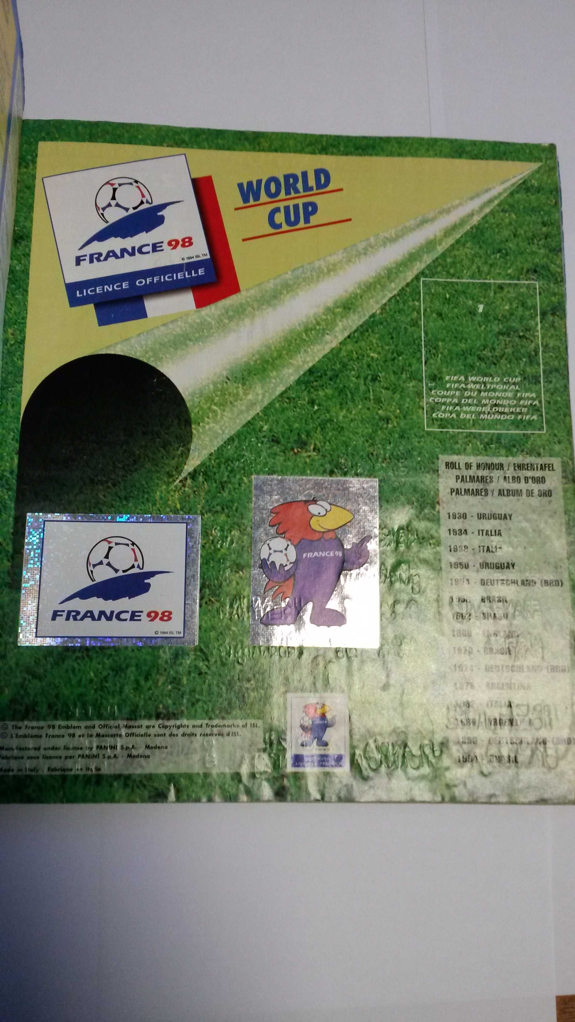 Album Panini World Cup France 98 - unikat, skarb dla kolekcjonerów