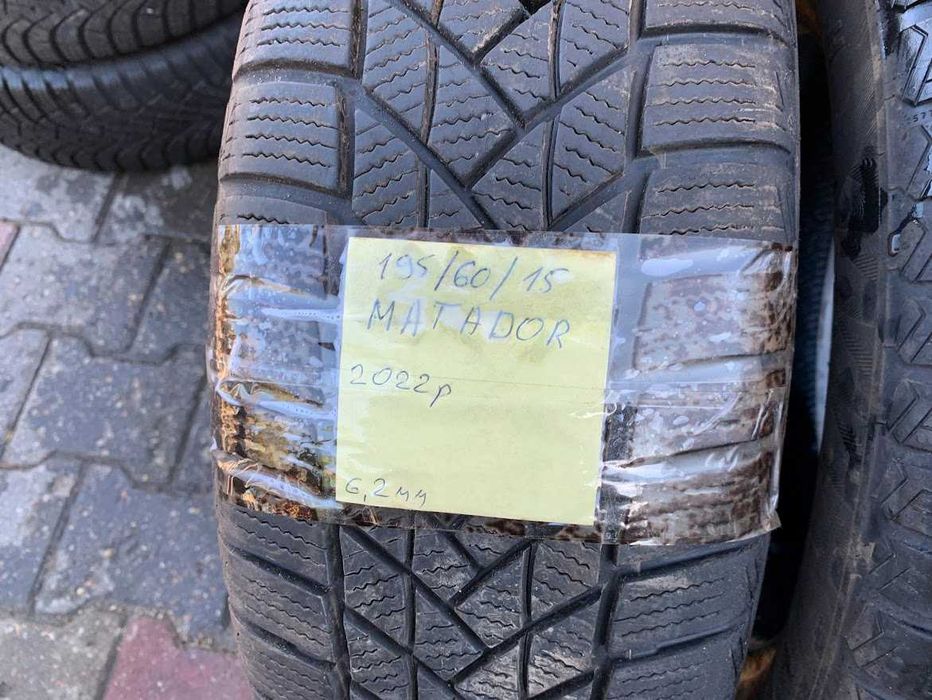 шини скати колеса 195 60 15 Matador 6 mm 2022 p 2 шт