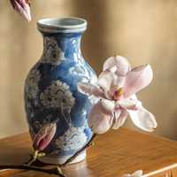 Sygnowany chiński wazon w ptaki