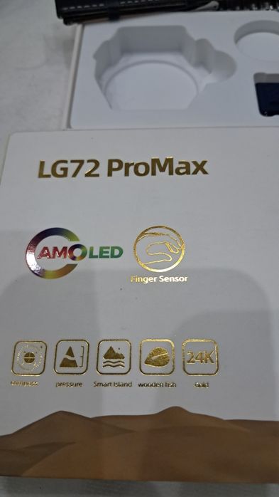 Smartwatch LG72 Pro Max Prata novo