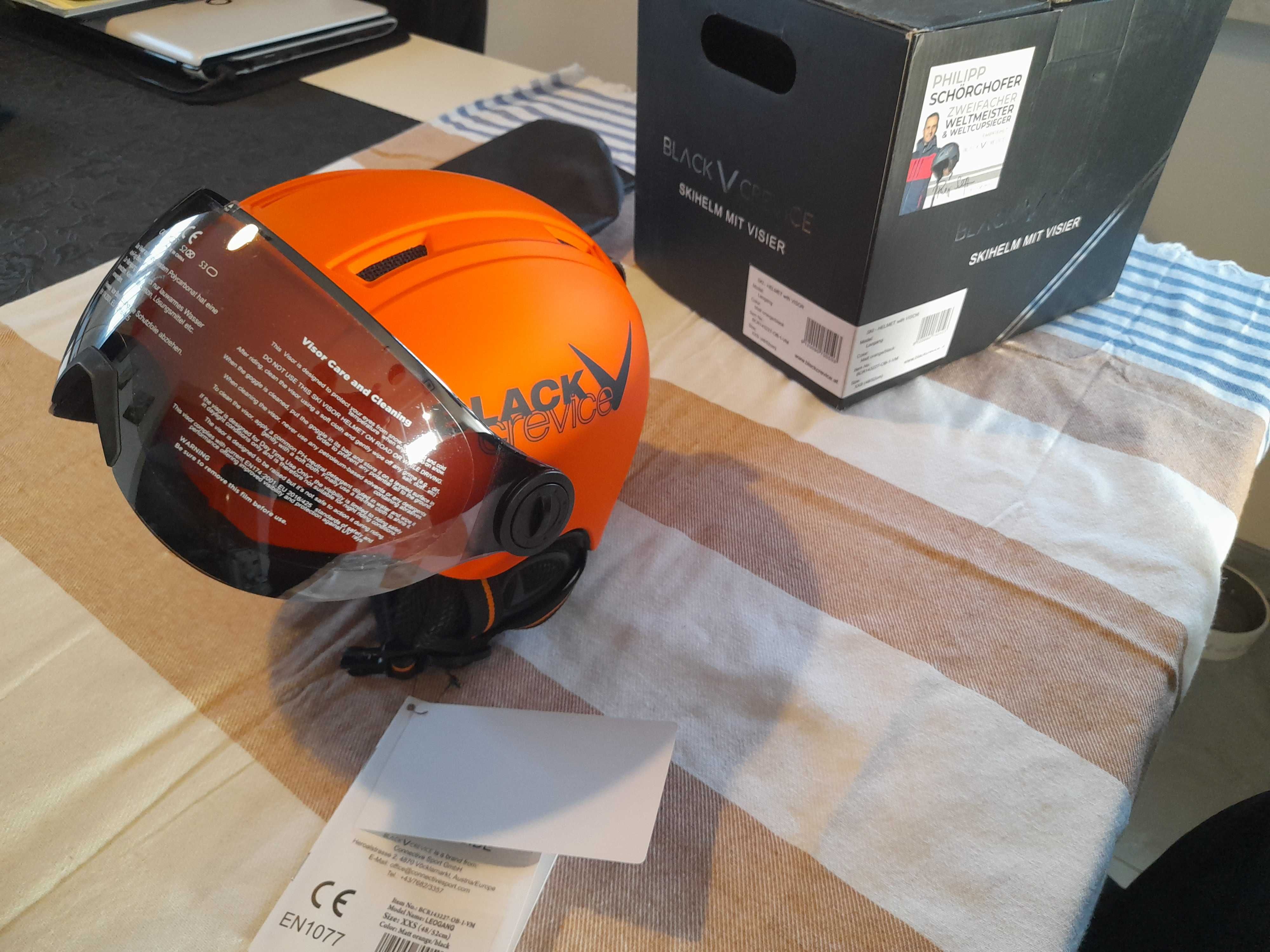 Kask narciarski Black Crevice Leogang XS 48-52 cm