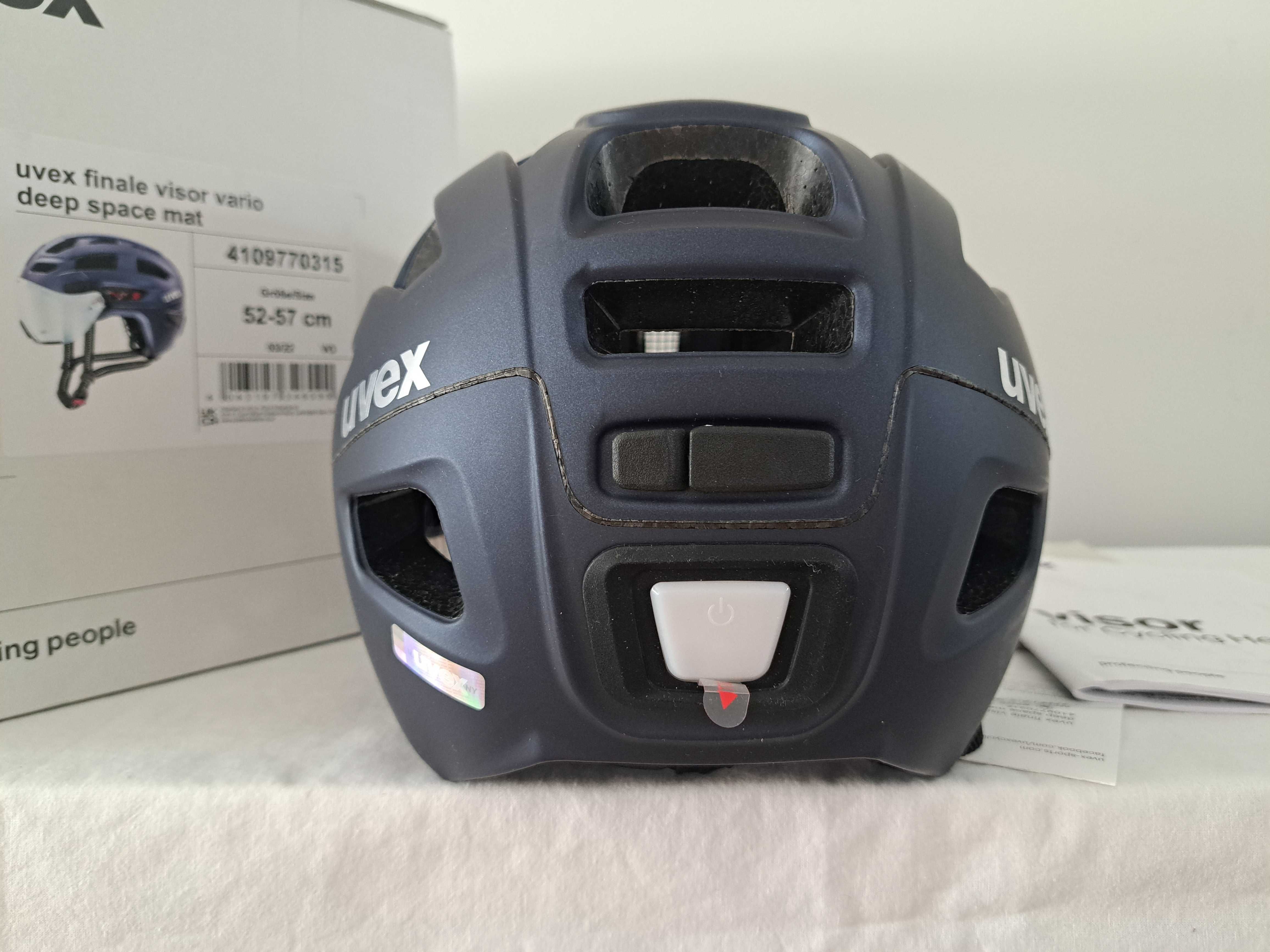 Kask rowerowy Uvex Finale Visor Vario Deep Space Mat M 52-57cm