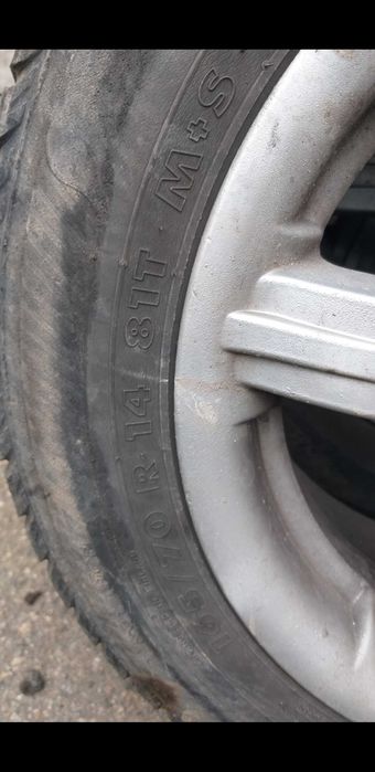 Диски 4х100 р14 с зимней резиной