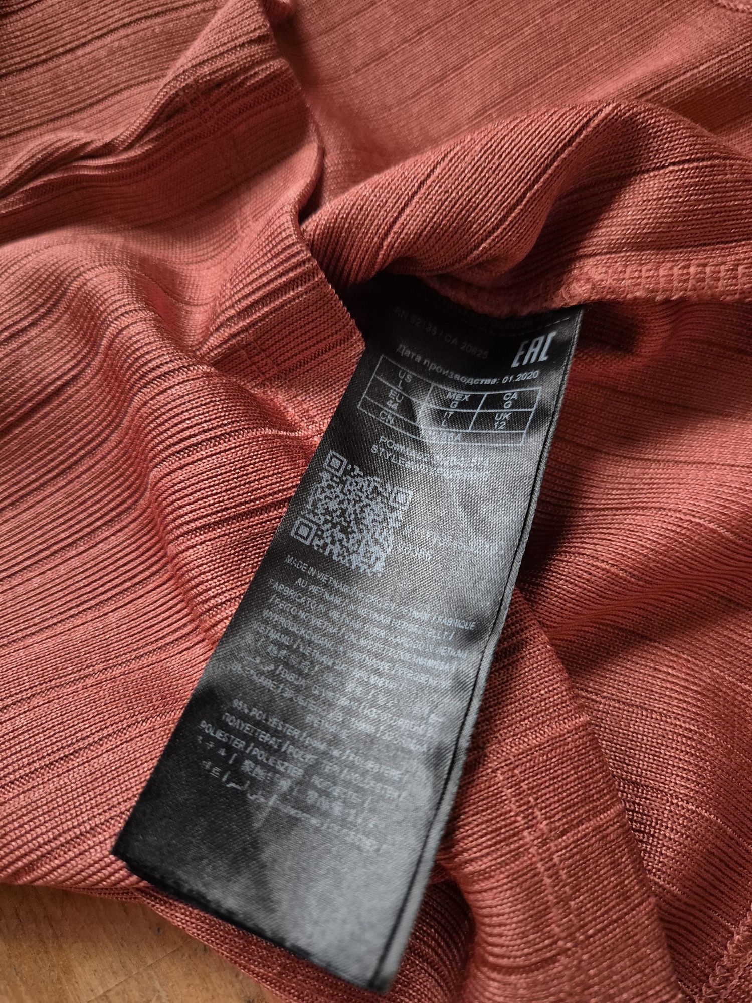 Różowy top w prążki, Guess,r.L
