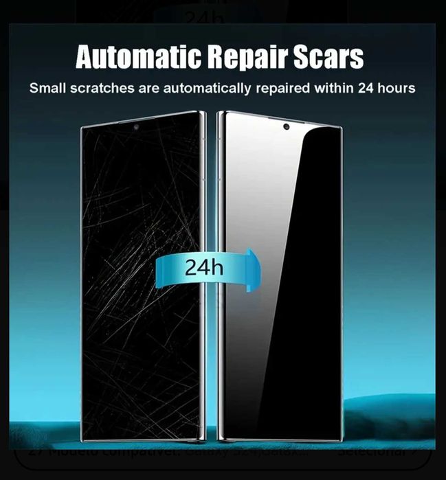 Peliculas de hidrogel de privacidade varios modelos anti espião