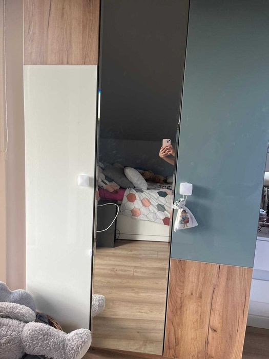 Meble komplet pokój dziecięcy szafa biurko regał półka