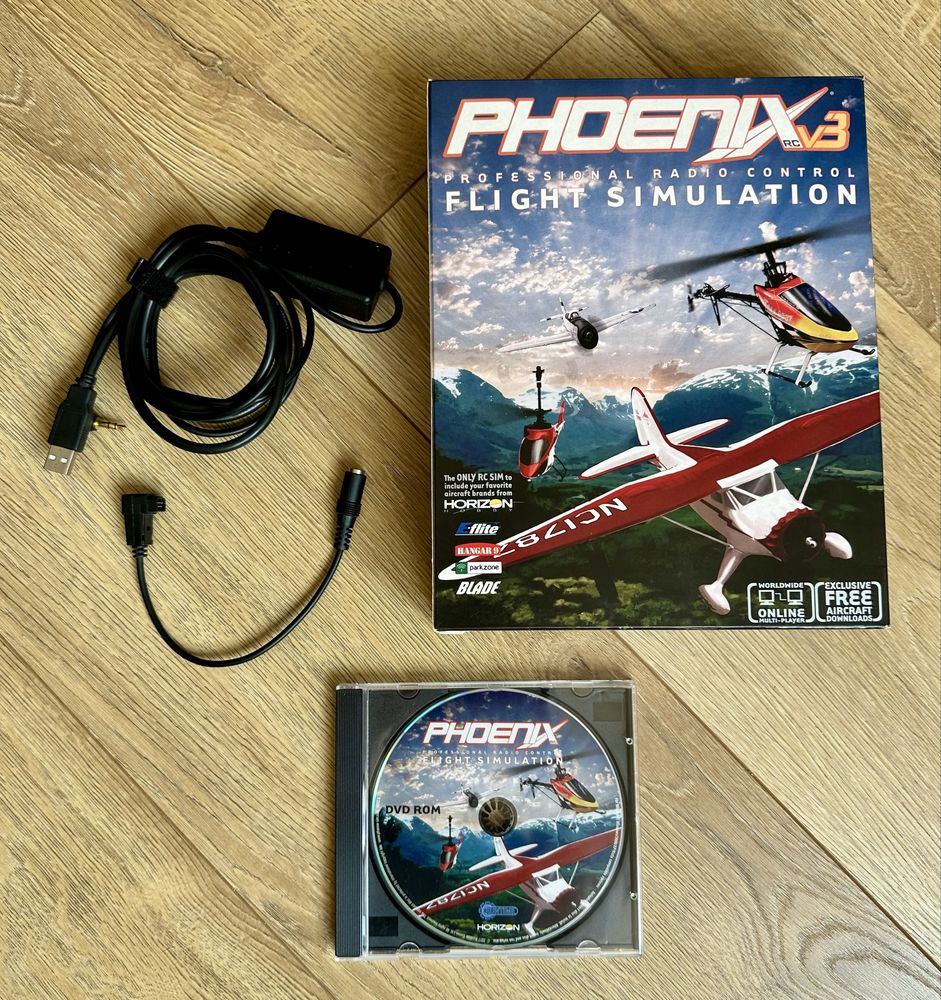 Symulator modeli zdal. sterowanych RC Phoenix+Interfejs+adapter Futaba