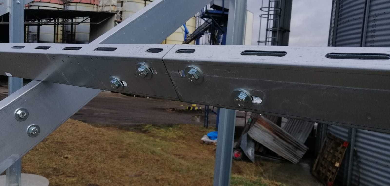 Konstrukcja fotowoltaiczna na beton, PRB2H4x6, Konstrukcja pod panele