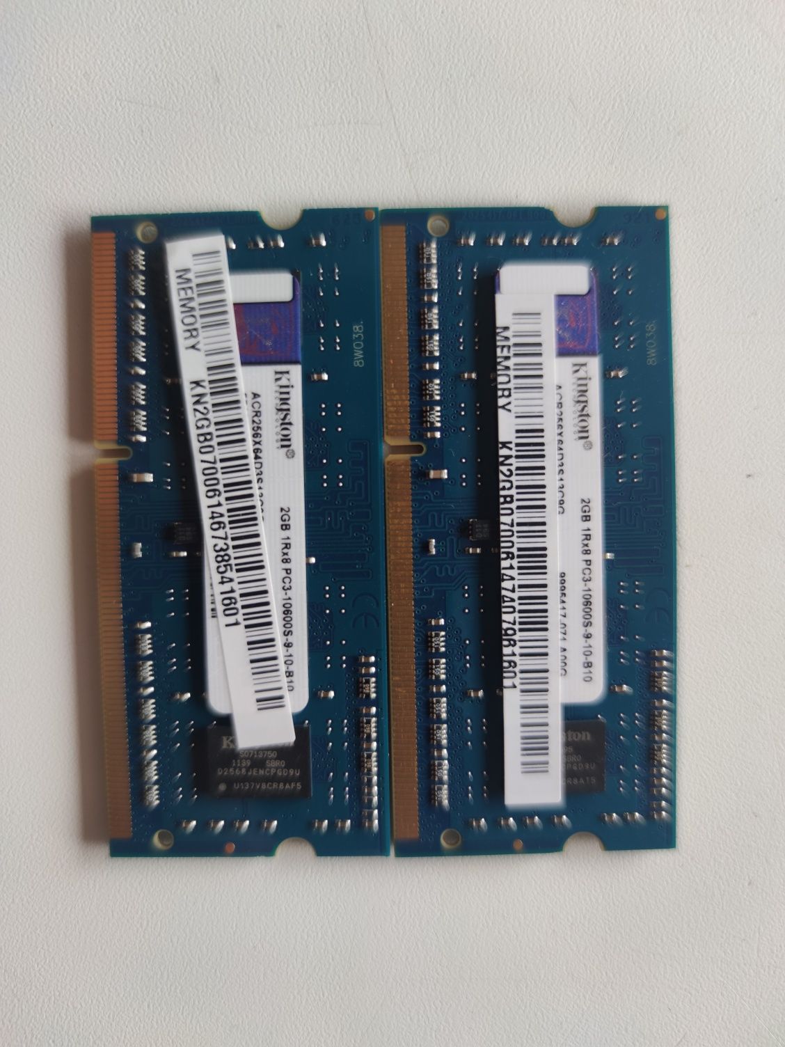 Оперативная память DDR3 4GB(2x2GB) 1333MHz kingston для ноутбука