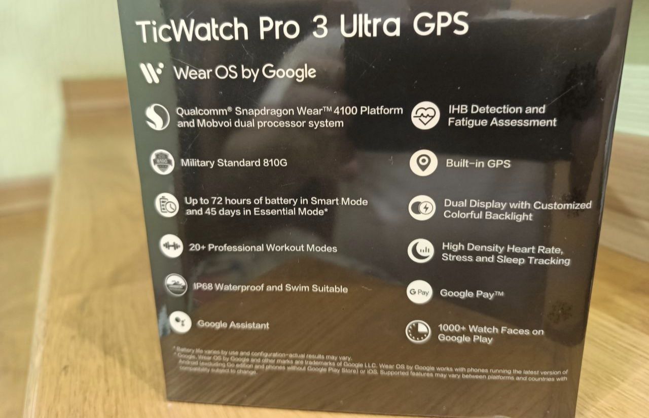 Movboi Ticwatch Pro 3 ULTRA GPS нові