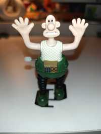 Figurka kolekcjonerska Wallace'a z 1989r. z animacji Wallece i Gromit.