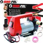 MAR-POL Pompa Do Spuszczania Paliwa Ropy Oleju 12v Pompka 160w
