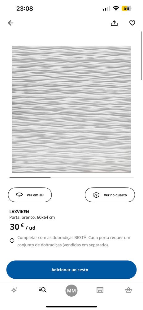 Frente de portas - modulo Besta IKEA